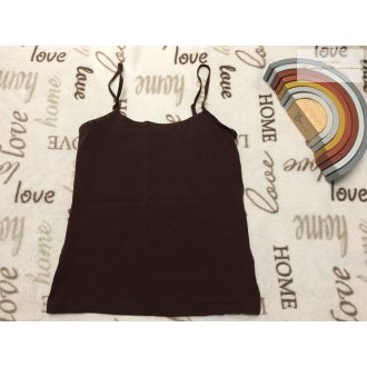   Next 11-12 év 152 cm barna pántos pamut lány atléta újszerű,hibátlan