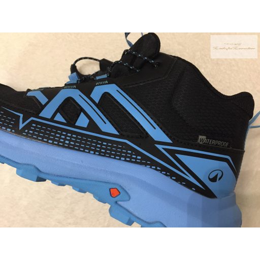 Quechua 37 - es  kék - fekete vízálló fiú bakancs- újszerű,hibátlan-kb 2-3 x viselt