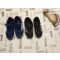 Adidas 38 (UK 5,5) bth 23,5-24 cm kék - fekete cipők- újszerű, hibátlan