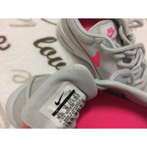 Nike air Max Thea 27,5 - s bth 16,5 cm szürke - rózsaszín lány cipő - újszerű,hibátlan, pár alkalommal viselt