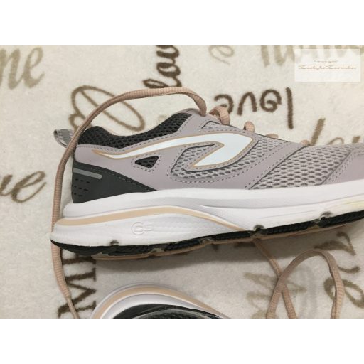Decathlon 36-os bth 22,5 cm szürkés - rózsaszín lány sport cipő - újszerű