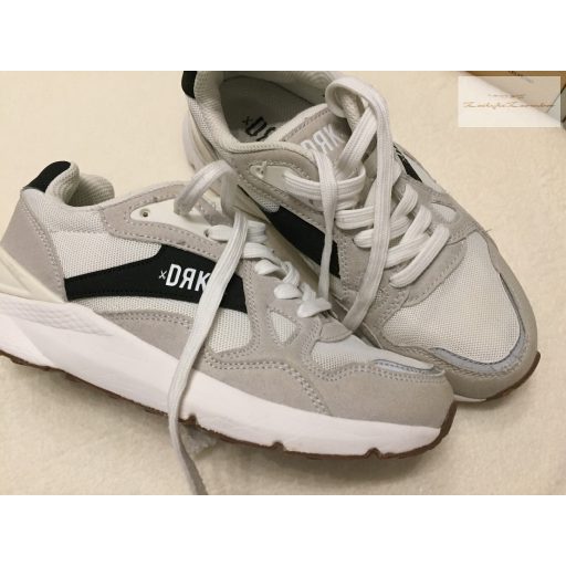 DRK 36- bth 23,5 cm szürke - fekete fiú cipő- újszerű,hibátlan-keveset viselt