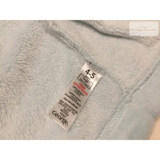 George 4  - 5  év 104 - 110  cm kapucnin unikornis mintás puha plüss lány fürdőköntös-.  újszerű,hibátlan