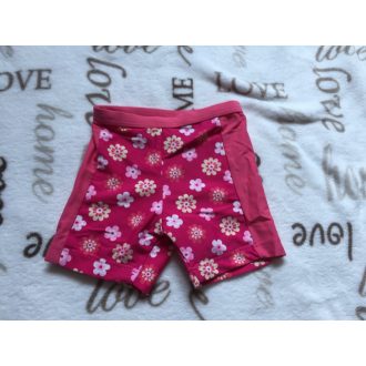   Matalan 3-6 hó 62-68 cm  erős rózsaszín alapon színes virágmintás lány fürdőruha alsó