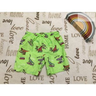   Primark 4-5 év 104-110 cm zöld,színes dinó mintás fiú fürdőnadrág -  újszerű,hibátlan