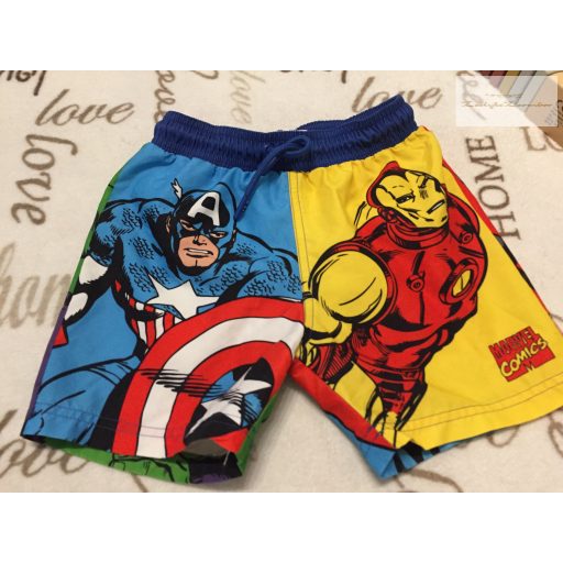 Marvel 4-5 év 110 cm többszínű, Superhős mintás fiú fürdőnadrág- újszerű,hibátlan