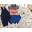 George, Mothercare 2 - 4 év   92 - 104  cm 6 db fiú tavaszi - nyári ruhacsomag - újszerű,