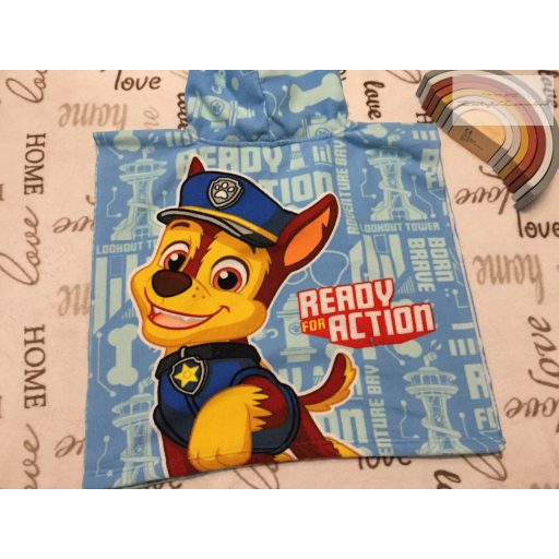 Disney Chase-Mancs őrjárat mintás fiú fürdőponcsó-újszerű,hibátlan