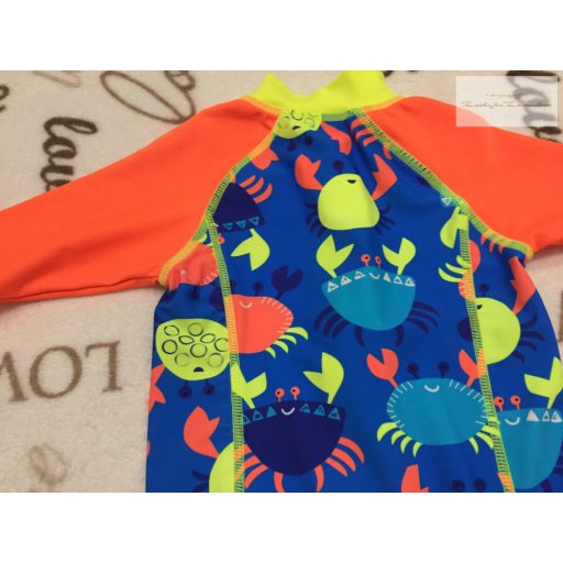 Mini Club 6- 9 hó 9 kg  tengeri állat mintás fiú UV ruha/ úszódressz-  újszerű,hibátlan