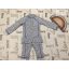 Mothercare 18-24 hó 86-92 cm kék, fehér virágmintás-fodros  lány UV ruha/ úszódressz-újszerű,hibátlan