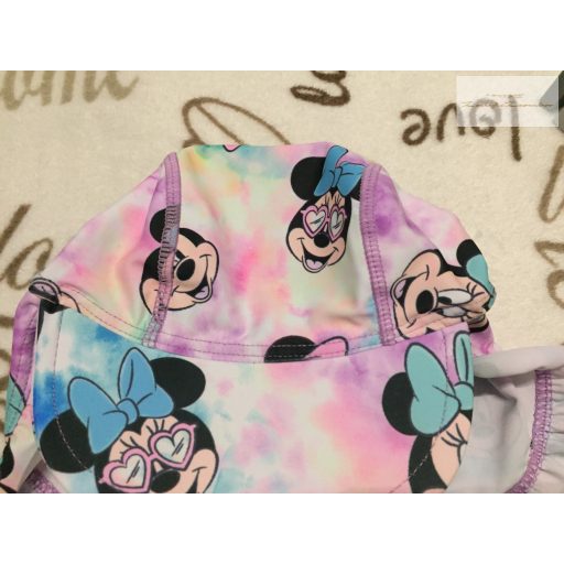 Disney 12-18 hó 80- 86  cm Minnie mintás lány UV sapka/ napkalap - újszerű,hibátlan