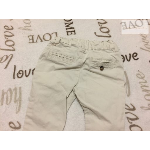LC Waikiki baby 6-9 hó 68-74 cm  bézs puha farmer fiú nadrág - újszerű,hibátlan