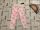 Dunnes 3-4 év 104 cm nagy rózsaszín virágmintás puha pamut lány nadrág- új, címkés