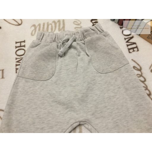 George 18  - 24 hó  86 - 92 cm  szürke pamut fiú nadrág - újszerű,hibátlan