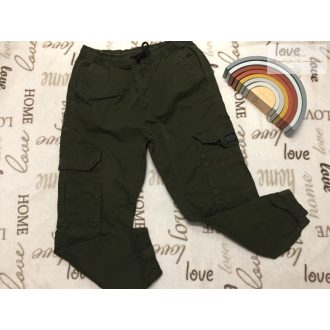   Next 12 év 152 cm sötét zöld, oldalt zsebes vékony farmer fiú nadrág- újszerű,hibátlan