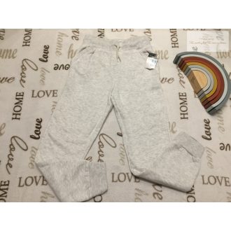   Primark 8-9 év 128-134 cm világos szürke puha pamut fiú nadrág/ jogger - új, címkés