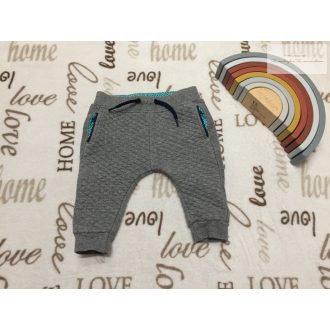   Ted Baker 6-9 hó 68-74 cm szürke vastagabb pamut fiú nadrág/ jogger- újszerű,hibátlan