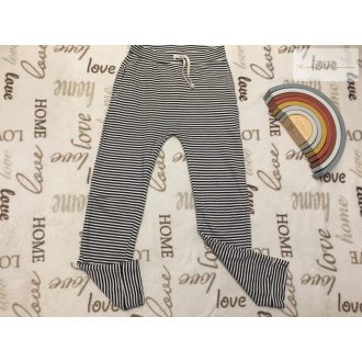   George 7-8 év 122-128 cm kék csíkos vékony pamut fiú nadrág-  újszerű, hibátlan