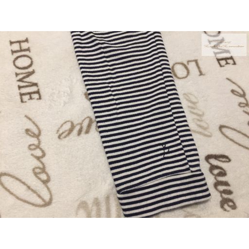 George 7-8 év 122-128 cm kék csíkos vékony pamut fiú nadrág-  újszerű, hibátlan