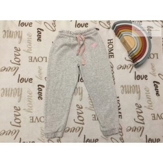   Matalan 3-4 év 98-104 cm szürke, rózsaszín szív mintás pamut lány nadrág-újszerű,hibátlan