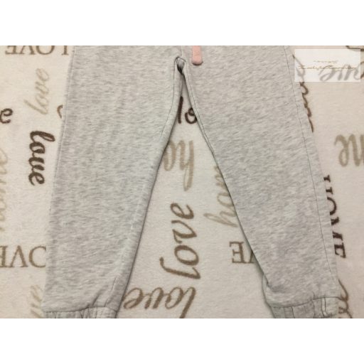 Matalan 3-4 év 98-104 cm szürke, rózsaszín szív mintás pamut lány nadrág-újszerű,hibátlan