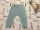 M§S 12-18 hó 83 cm halvány zöld pamut fiú nadrág - újszerű, hibátlan