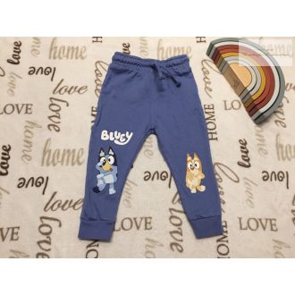   George 18  - 24 hó  86 - 92 cm  kék, Bluey mintás pamut fiú nadrág/ jogger --újszerű,hibátlan