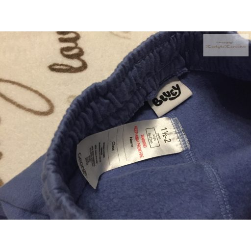 George 18  - 24 hó  86 - 92 cm  kék, Bluey mintás pamut fiú nadrág/ jogger --újszerű,hibátlan