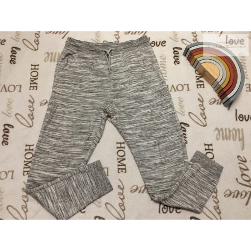 George 10-11 év 140-146 cm szürke melíros pamut fiú nadrág/ jogger újszerű,hibátlan