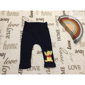   Name It 4-6 hó 68 cm kék, szárán Micimackó mintás pamut fiú nadrág/ legging - újszerű,hibátlan