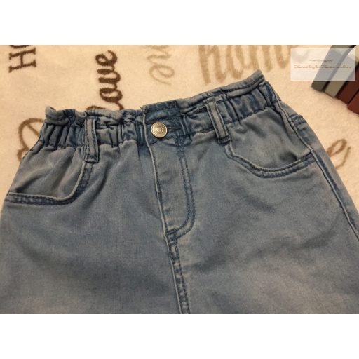 Zara 18-24 hó 92 cm  puha pamutos farmer anyagú lány nadrág- újszerű,hibátlan