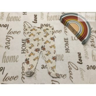   Disney at Primark 3-6 hó 62-68 cm Simba mintás pamut fiú talpas nadrág-újszerű,hibátlan