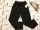 H§M 10 év 140 cm fekete, vékony pamutszövet elegáns lány nadrág - új, címkés