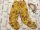 Next 7-8 év 128 cm sárga, színes virágmintás vékony nyári lány basa nadrág - új, címkés