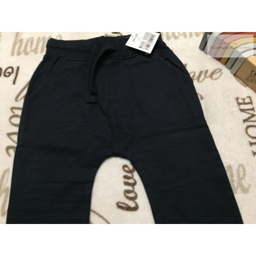 Next 3-4 év 104 cm sötétkék pamut fiú nadrág/ jogger- új, címkés