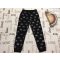 Matalan 4-5 év 104 - 110 cm fekete, szürke szivárvány mintás pamut fiú nadrág/ jogger-újszerű,hibátlan