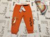 Disney 12-18 hó 80- 86  cm narancssárga, Tigris mintás - feliratos pamut fiú nadrág- új,címkés