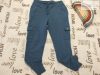 V by Very 9 év 134 cm kék, oldalt zsebes pamut fiú nadrág/ jogger- újszerű,hibátlan