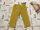 Charanga 18-24 hó 86-92 cm mustársárga puha pamutos farmer anyagú fiú nadrág- új, címkés