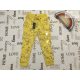 Dunnes 3-4  év 104  cm sárga, nyuszi mintás puha pamut lány szabadidő nadrág-   új, címkés