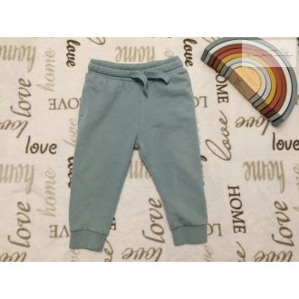   Next 12-18 hó 80-86 cm kék puha pamut fiú nadrág/ jogger- újszerű, hibátlan