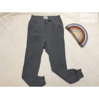   Zara 9-10 év 140 cm sötétszürke, hurkolt pamut fiú nadrág - újszerű,hibátlan