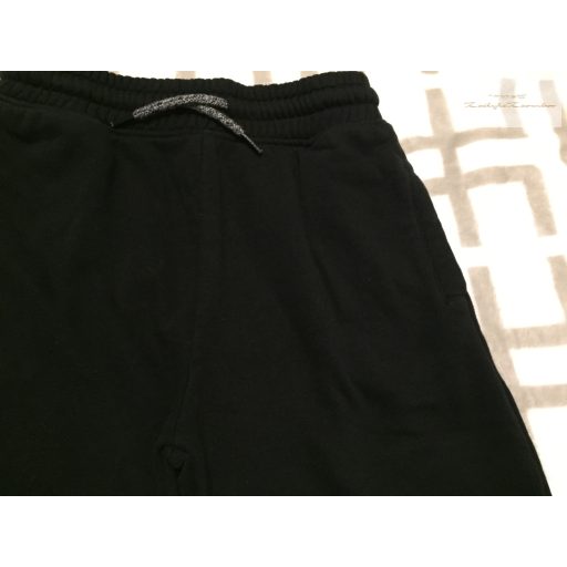 Next 10 év 140 cm fekete puha pamut fiú nadrág - újszerű,hibátlan