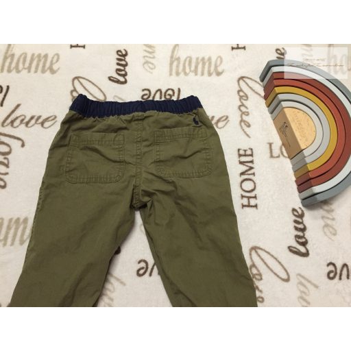 Ralph Lauren 18-24 hó 92 cm kék - zöld pamut béléses fiú nadrág - újszerű, hibátlan