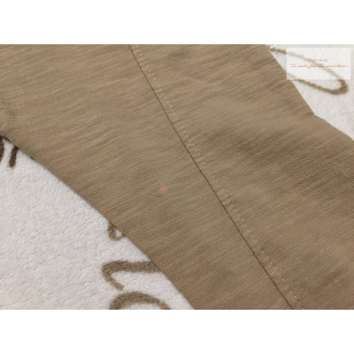 Zara 3-4 év 104 cm világosbarna pamut fiú nadrág/ jogger - újszerű,