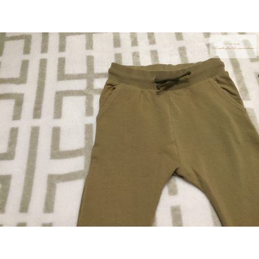 Next 2-3 év 98 cm khaki pamut fiú nadrág/ jogger - újszerű,hibátlan