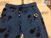 Disney Mickey  2-3 év 92-98 cm kék, fekete Mickey mintás pamut fiú nadrág/ jogger-új, csak átmosva