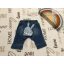 Benetton 56 cm Miffy nyuszi mintás farmer hatású pamut nadrg - újszerű,hibátlan