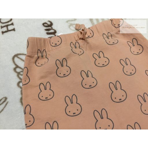 George 6-9 hó 68-74 cm.Miffy nyuszi mintás  pamut lány nadrág-  újszerű, hibátlan