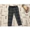River Island 2-3 év 92-98 cm fekete-fehér melíros pamut fiú elegánsabb hatású nadrág - újszerű,hibátlan